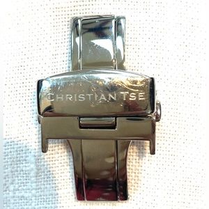 CHRISTIAN TSE STAINLESS STEEL DEPLOYMENT BUCKLE FOR 22mm WATCH BAND